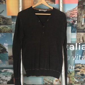 7 For All Mankind Henley Sweater